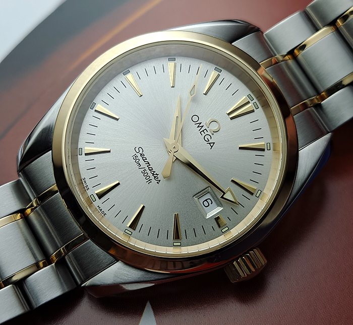 Omega Seamaster YG/SS Aqua Terra Quartz Wristwatch Ref. 2318.30
